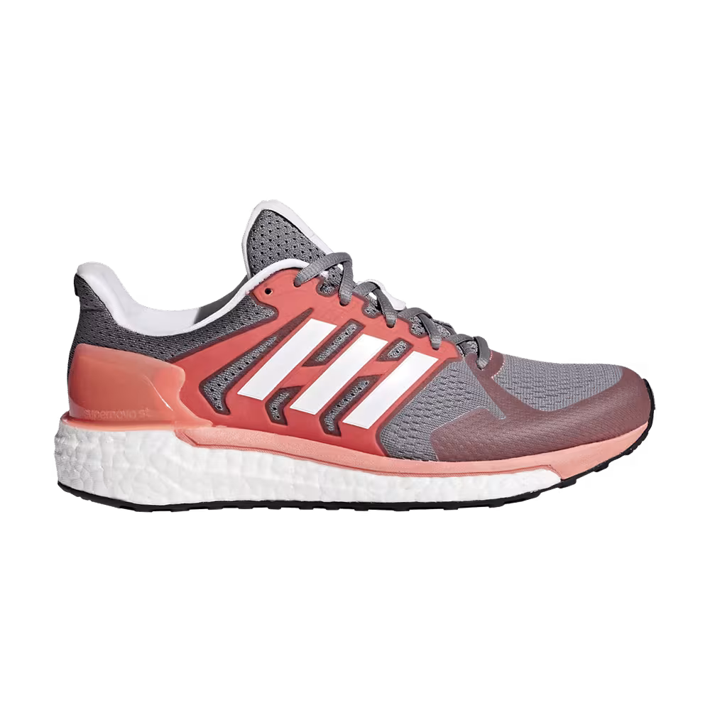 Adidas Women's Supernova ST Grey Chalk Coral