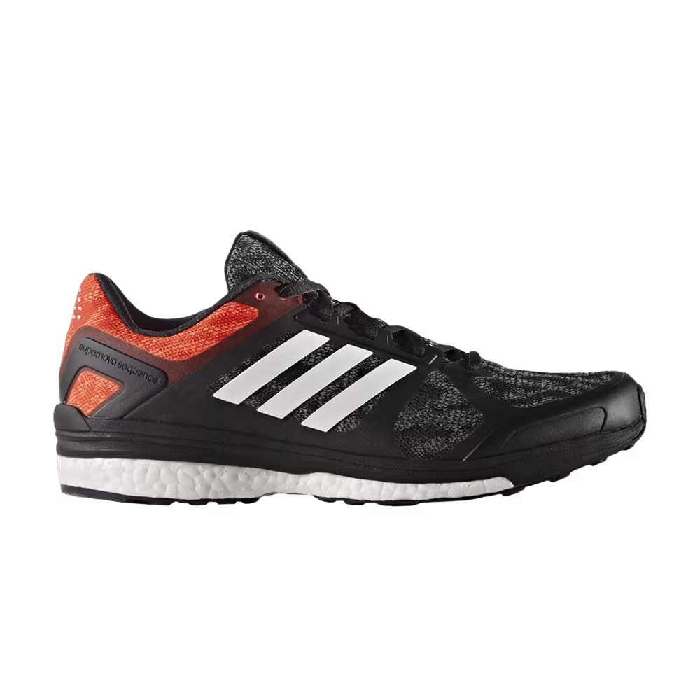 adidas Supernova Sequence 9 Black Bold Orange