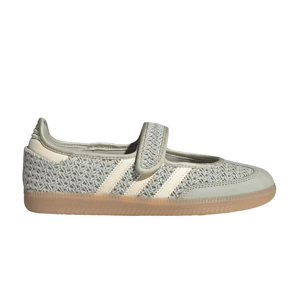 adidas Women's Samba Jane Halo Green Warm Vanilla