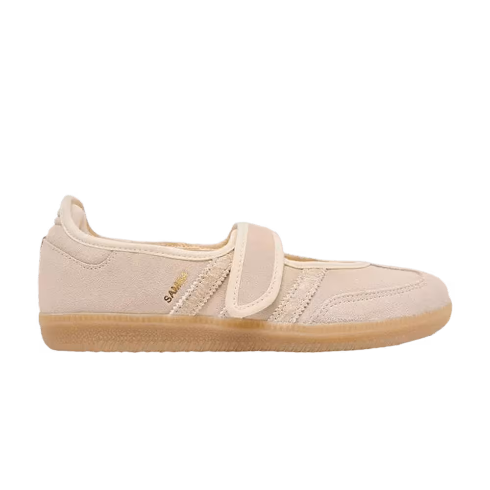 adidas Women's Originals Samba Jane Suede Casual Sand Strata