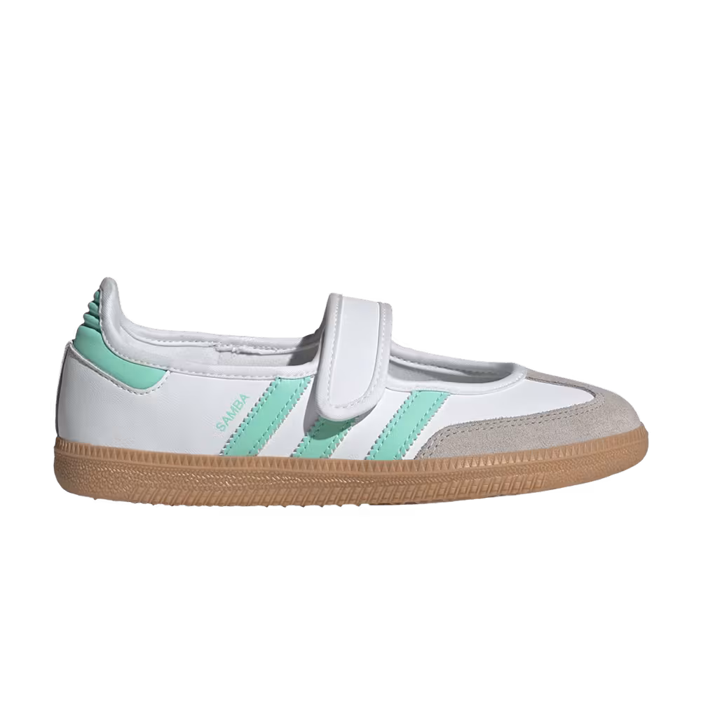 adidas Samba Jane J Cloud White Easy Green Gum