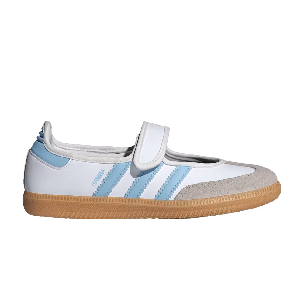 adidas Samba Jane J Cloud White Clear Sky Gum