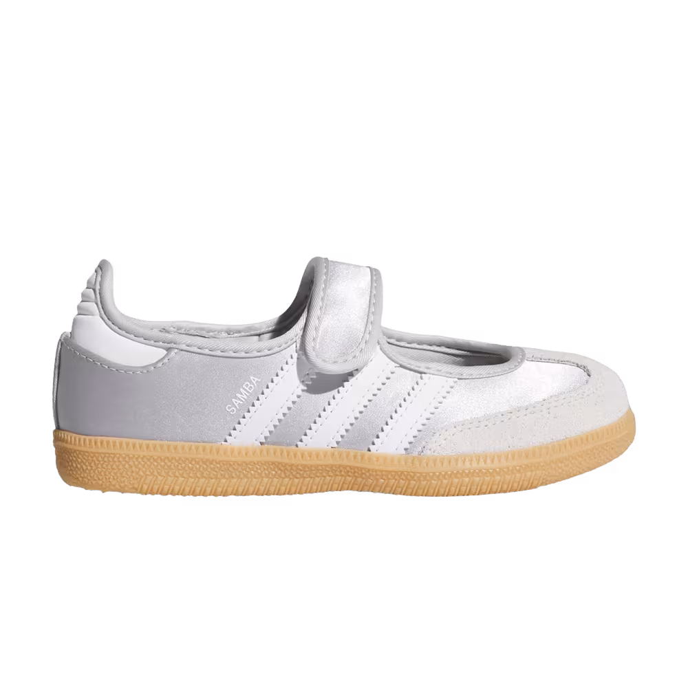 adidas Samba Jane K Silver Metallic Cloud White Gum