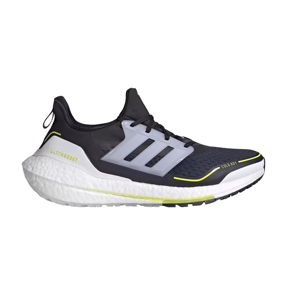 Adidas UltraBoost 21 Cold.RDY Legend Ink Acid Yellow
