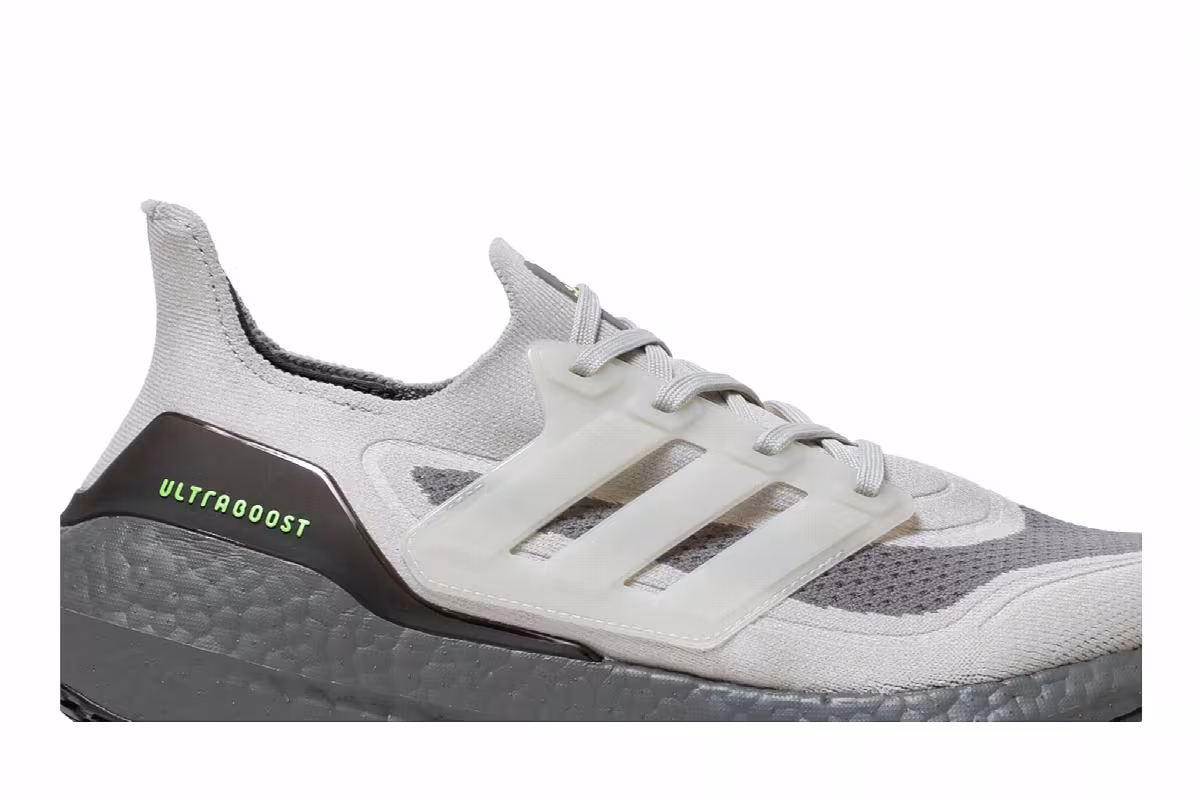 Adidas UltraBoost 21 Grey Volt, view 3