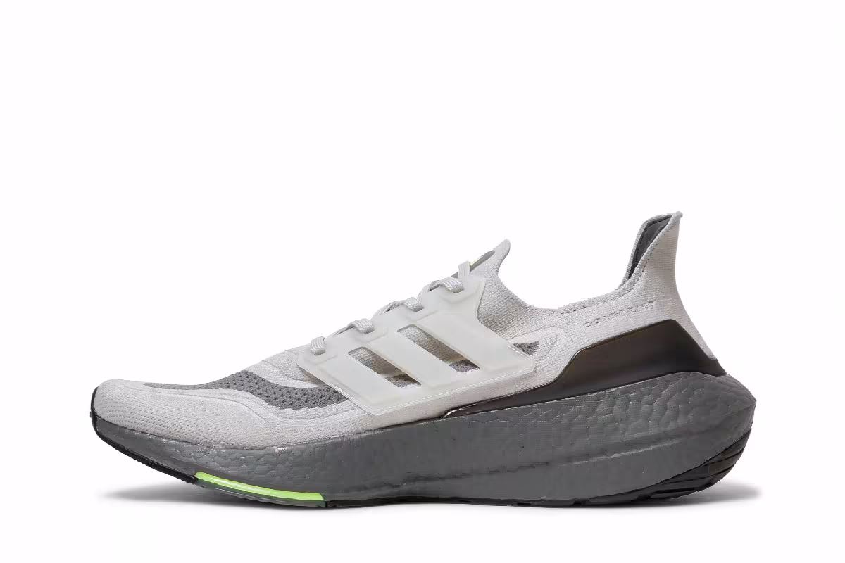 Adidas UltraBoost 21 Grey Volt, view 4