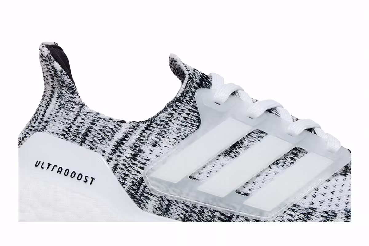 Adidas Women's UltraBoost 21 White Black, view 3