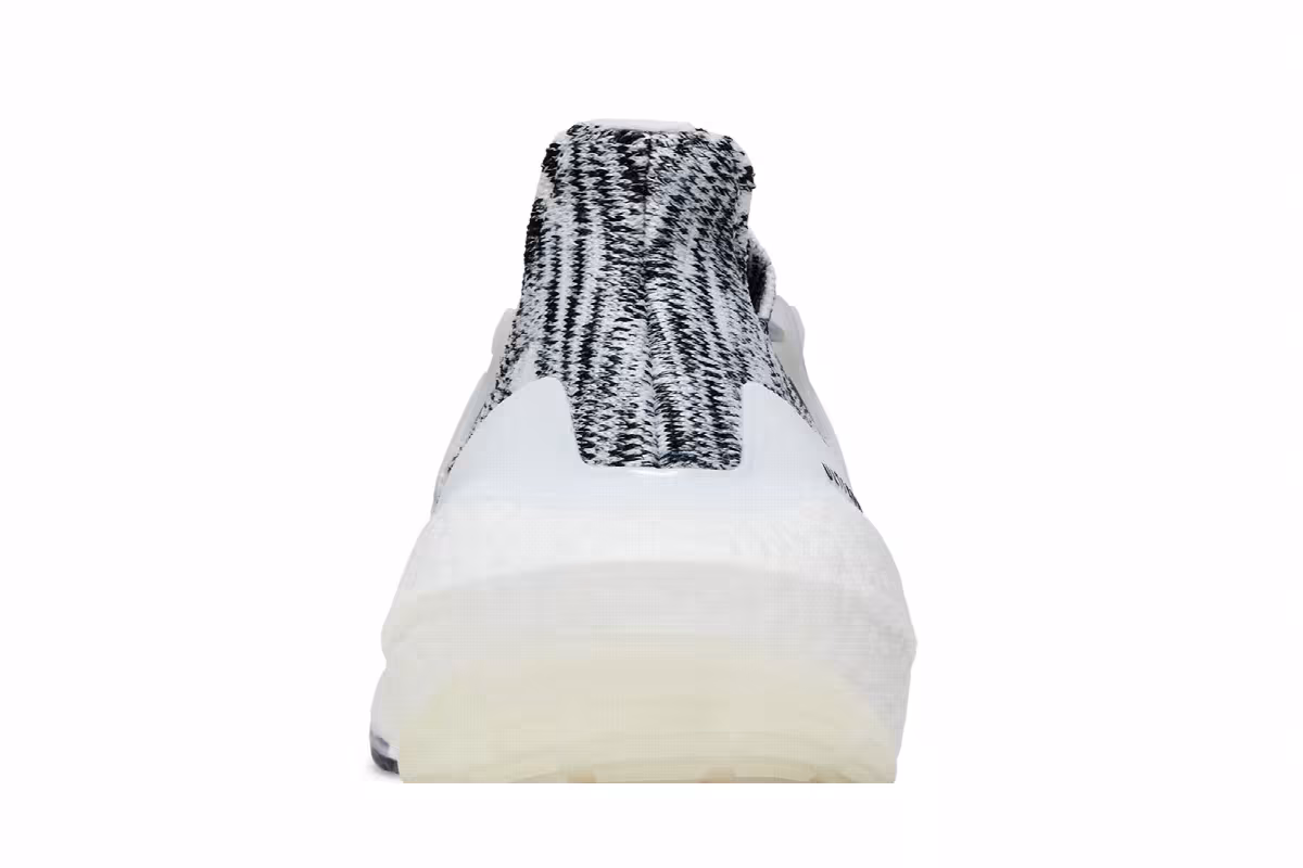 Adidas Women's UltraBoost 21 White Black, view 8