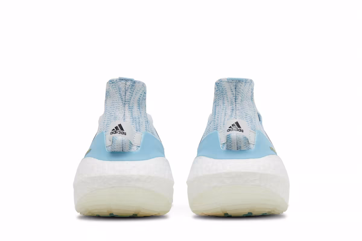Adidas UltraBoost 21 White Clear Blue, view 7