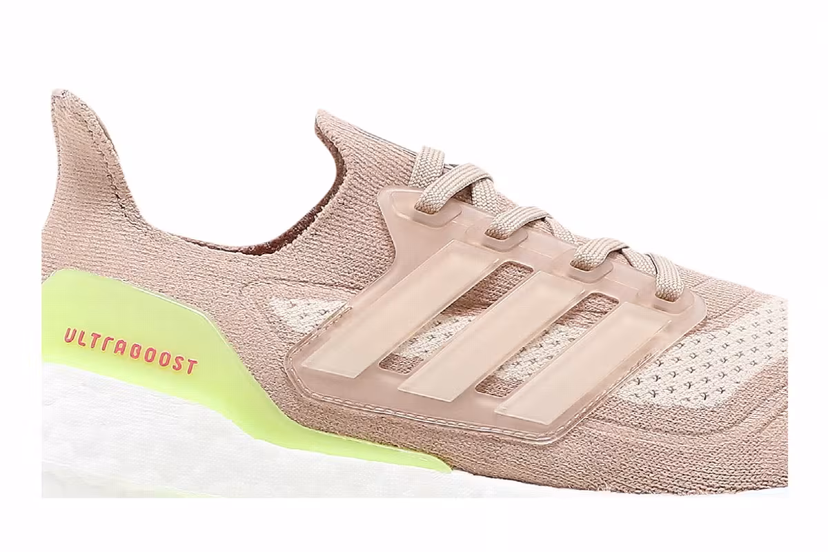 adidas Women's UltraBoost 21 Ash Pearl Halo Ivory, view 3