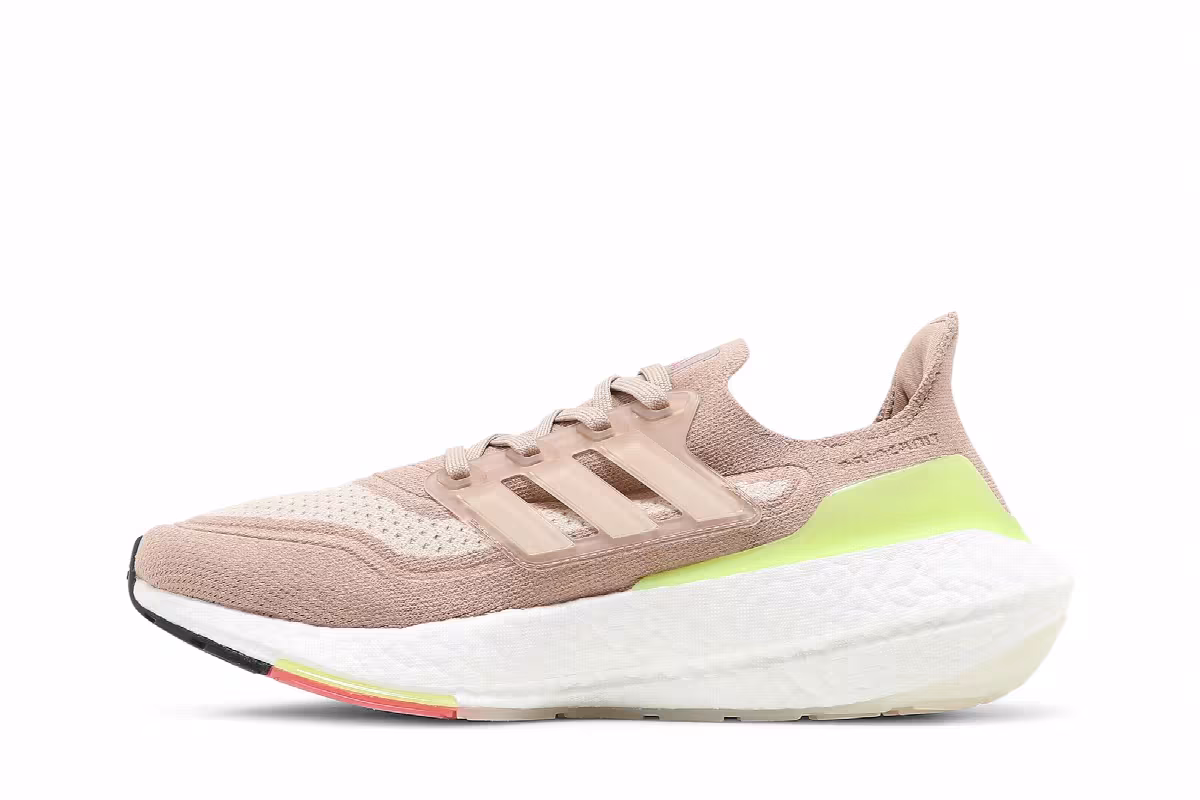 adidas Women's UltraBoost 21 Ash Pearl Halo Ivory, view 4