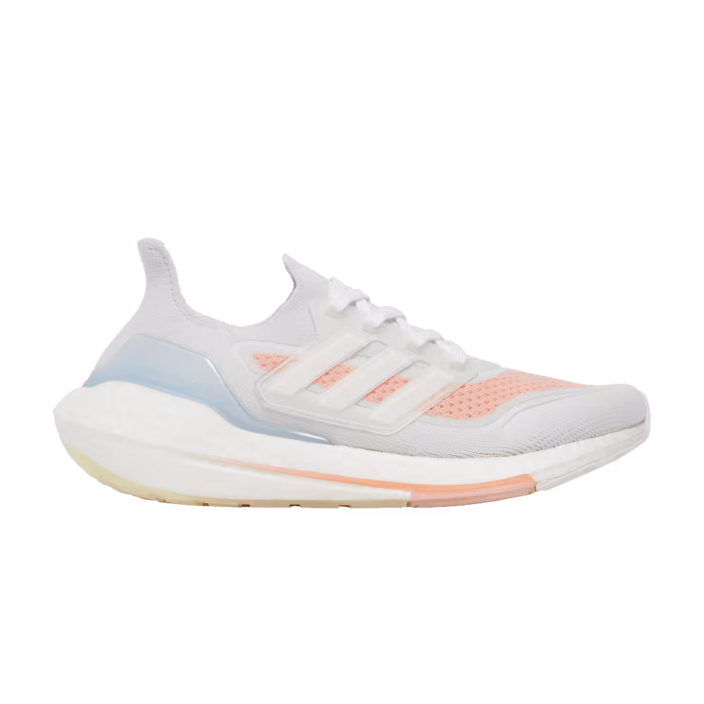 adidas Women's UltraBoost 21 White Glow Pink