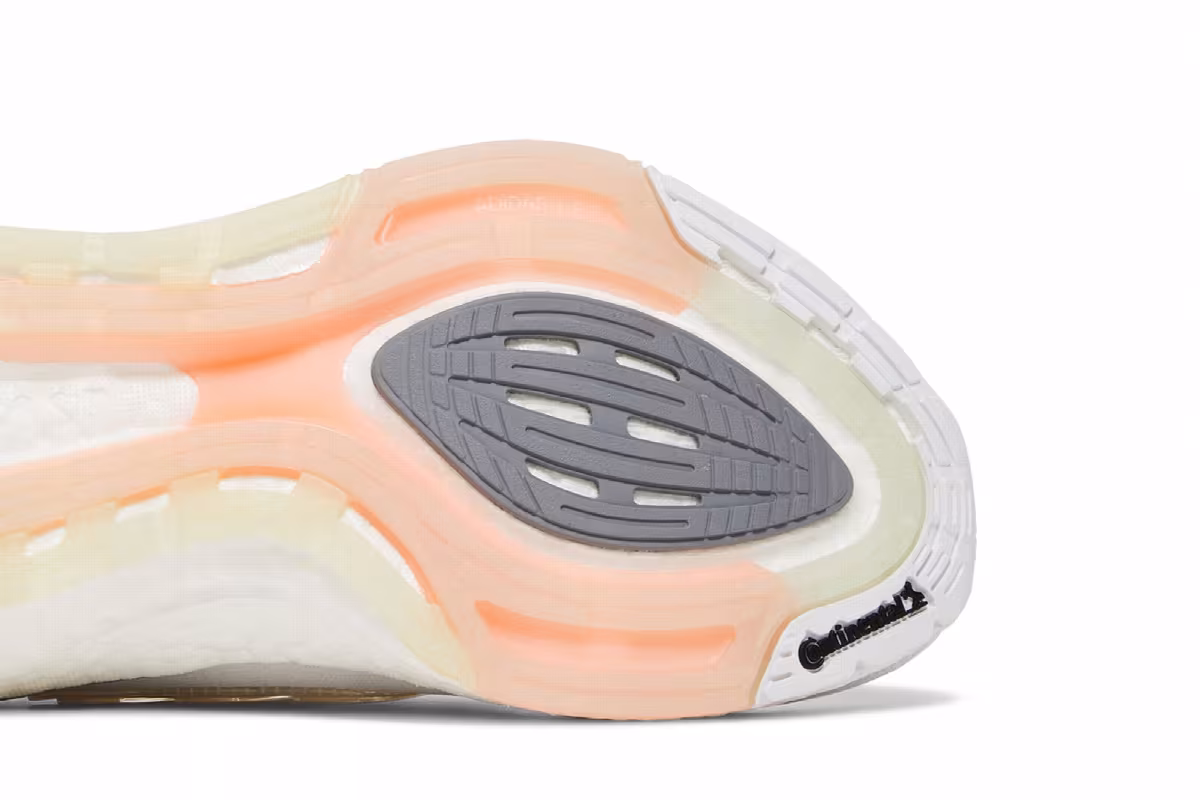 adidas Women's UltraBoost 21 White Glow Pink, view 6