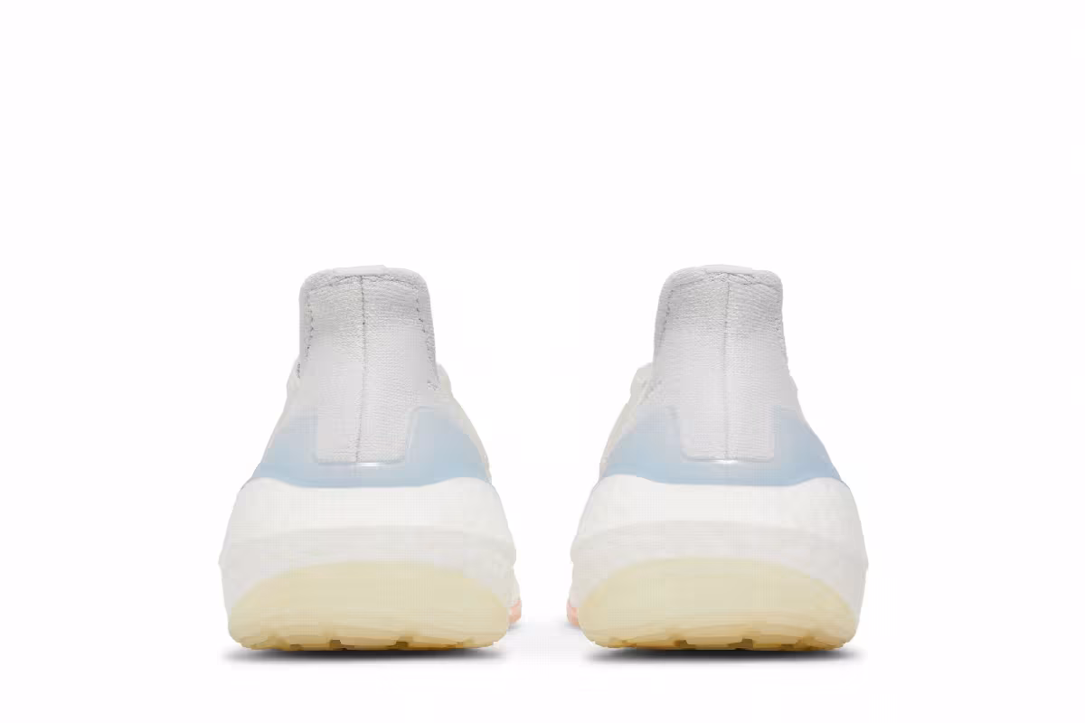 adidas Women's UltraBoost 21 White Glow Pink, view 7