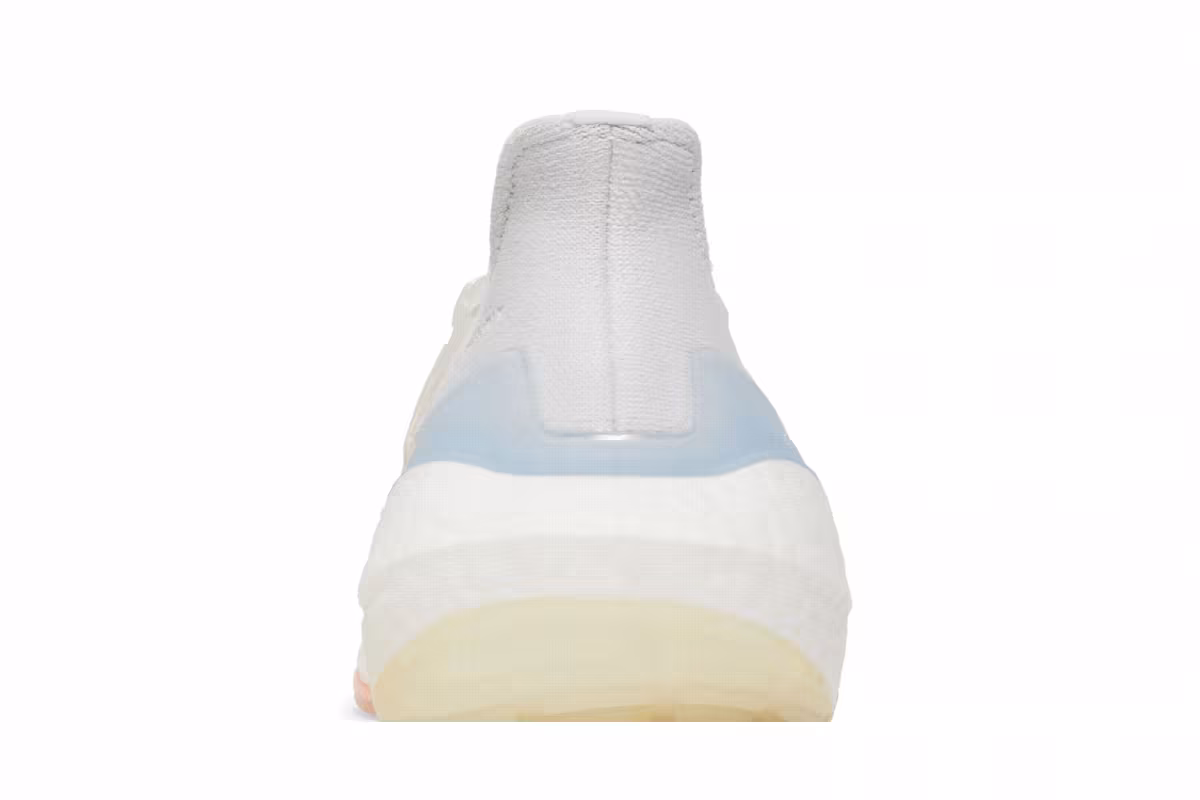 adidas Women's UltraBoost 21 White Glow Pink, view 8