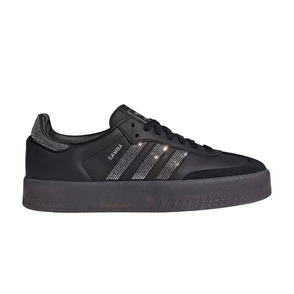 adidas Women's Sambae W Core Black Silver Gum