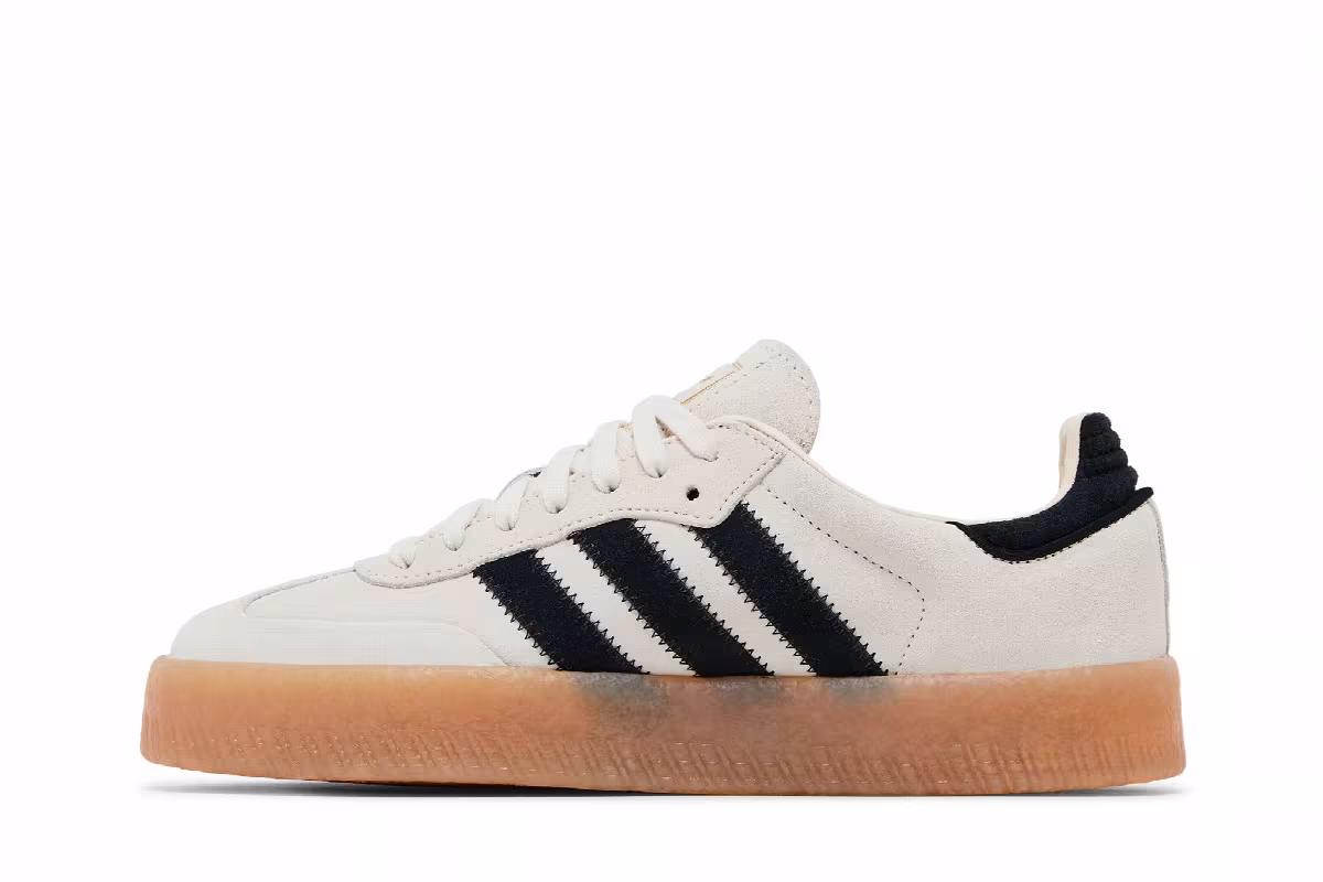adidas Women's Sambae Wonder White Black Gum, view 4