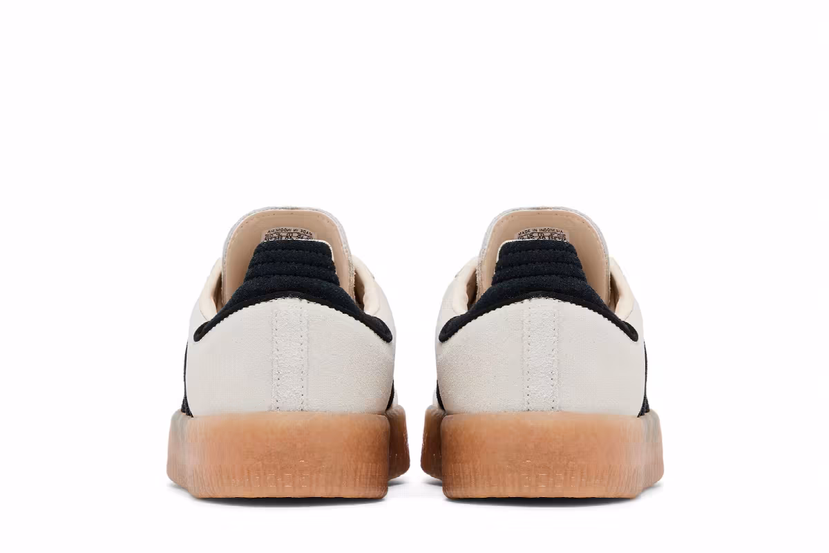 adidas Women's Sambae Wonder White Black Gum, view 7