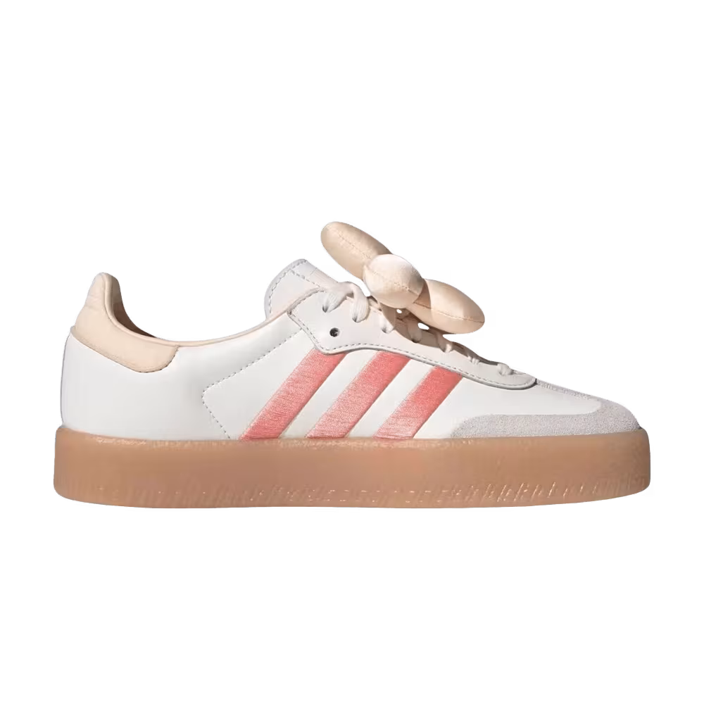 adidas Women's Sambae Cloud White Semi Pink Spark Bliss Orange