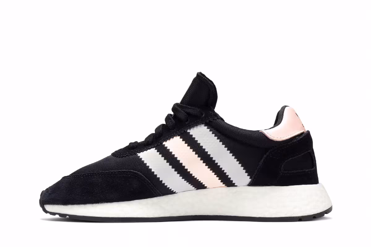 Adidas Women's I-5923 Black Clear Orange, view 4