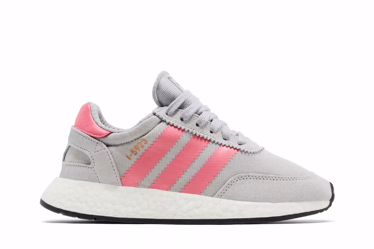 Adidas Women's I-5923 Grey Chalk Pink, view 2