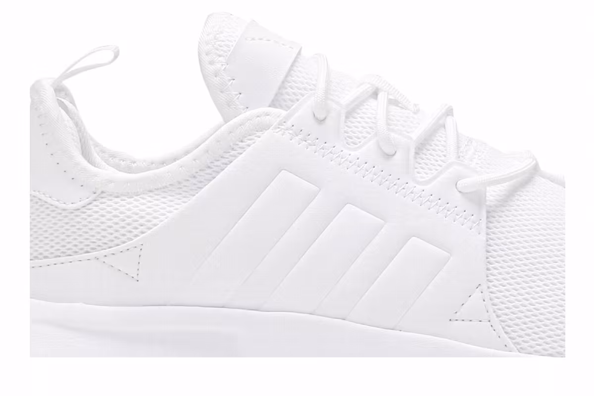 adidas X_PLR J Triple White, view 3