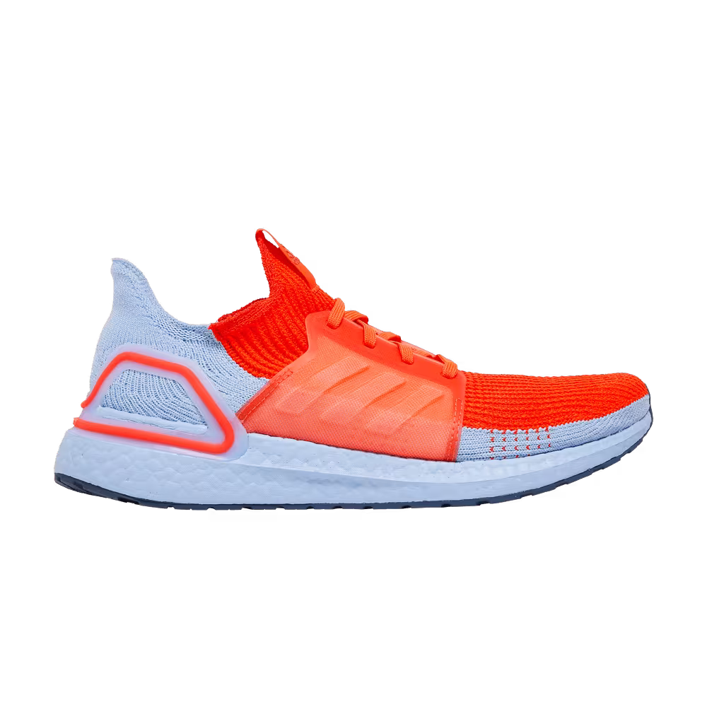 adidas UltraBoost 19 Solar Red Glow Blue
