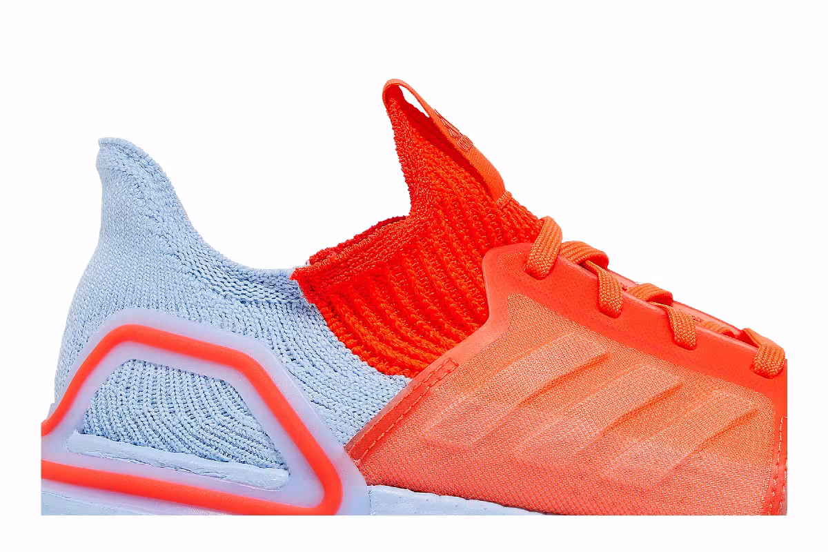 adidas UltraBoost 19 Solar Red Glow Blue, view 3