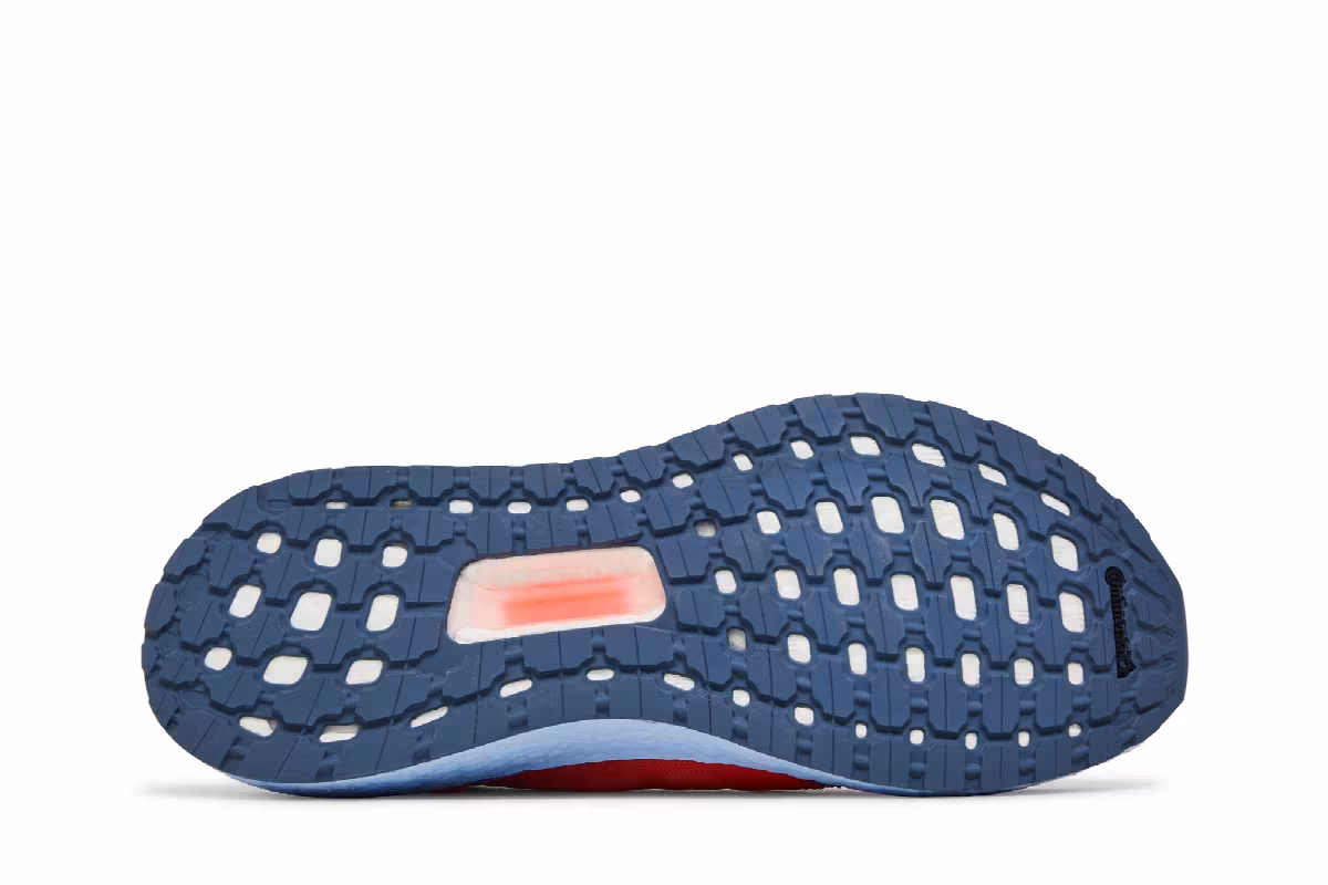 adidas UltraBoost 19 Solar Red Glow Blue, view 5
