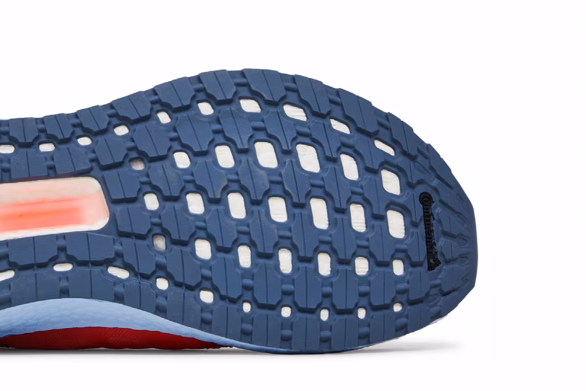 adidas UltraBoost 19 Solar Red Glow Blue, view 6