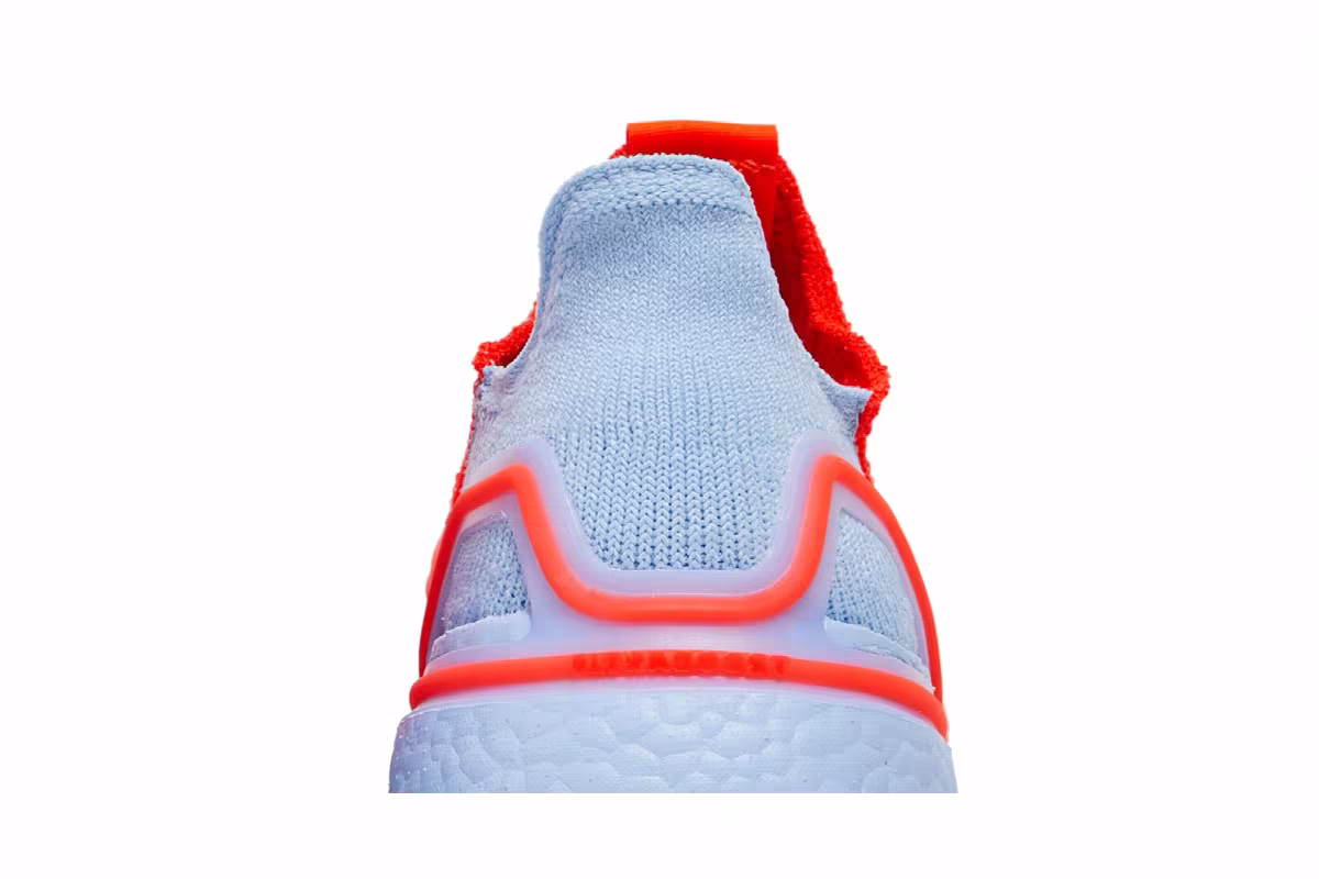 adidas UltraBoost 19 Solar Red Glow Blue, view 8