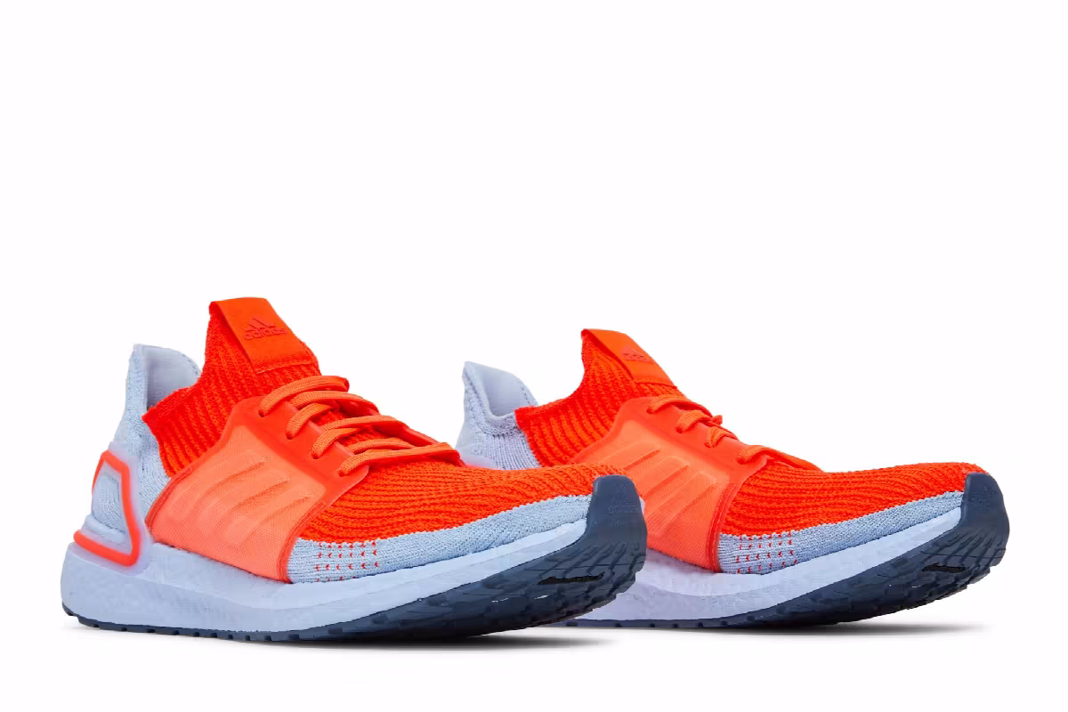 adidas UltraBoost 19 Solar Red Glow Blue, view 9