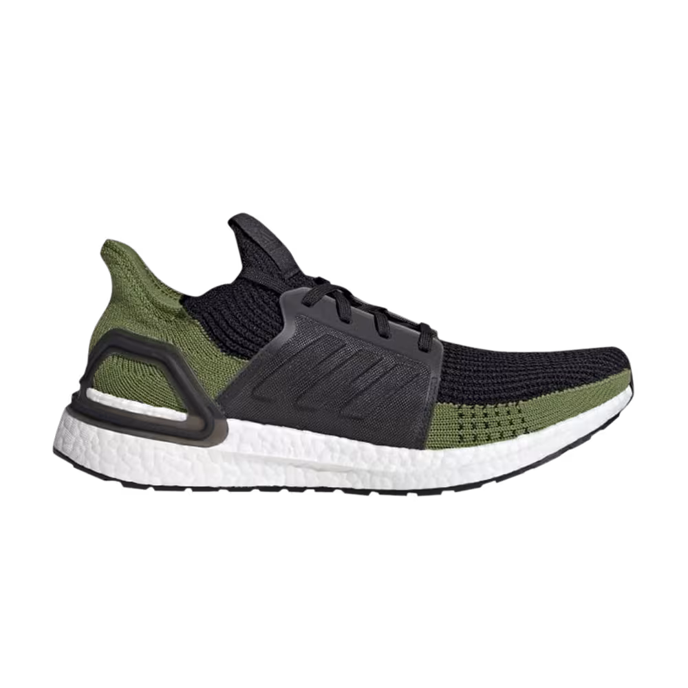 adidas UltraBoost 19 Black Tech Olive