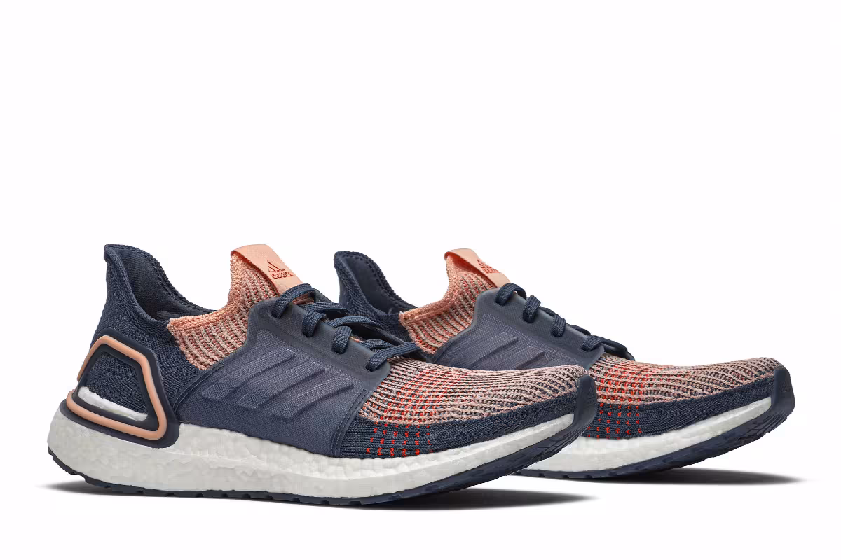 Adidas Women's UltraBoost 19 Glow Pink Tech Ink, view 9