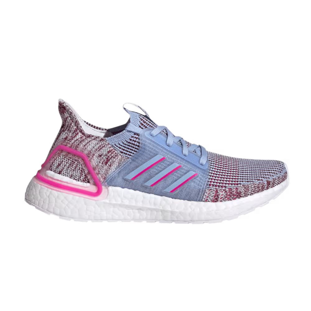 Adidas UltraBoost 19 J Glow Blue Pink