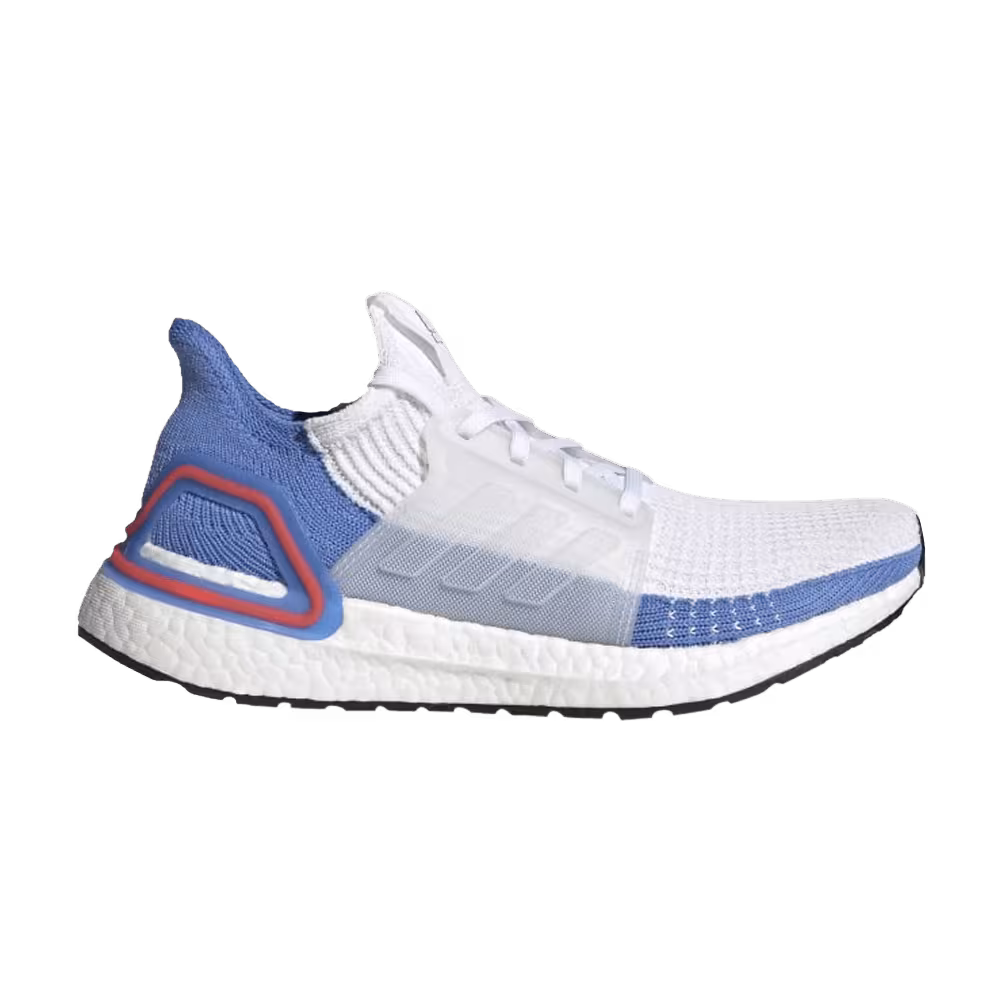 Adidas Women's UltraBoost 19 White Real Blue