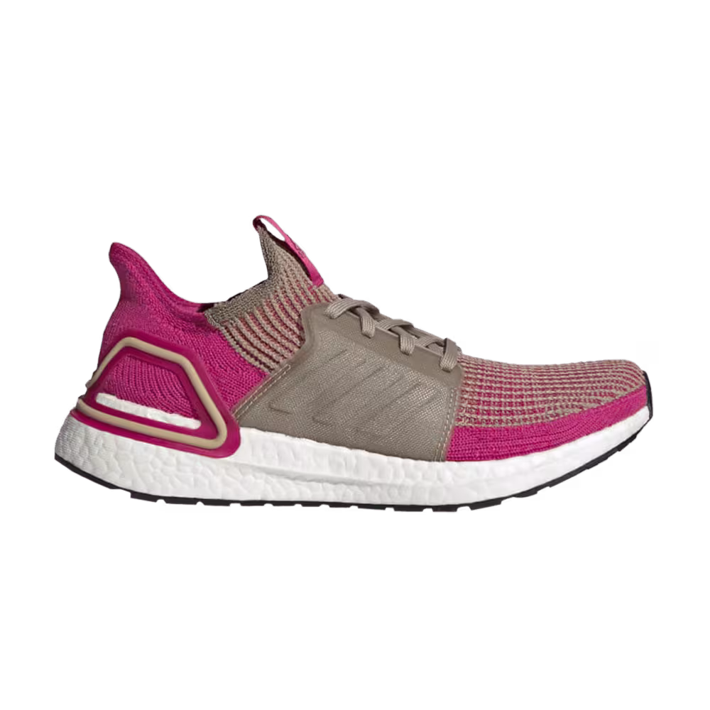 Adidas Women's UltraBoost 19 Trace Khaki Magenta