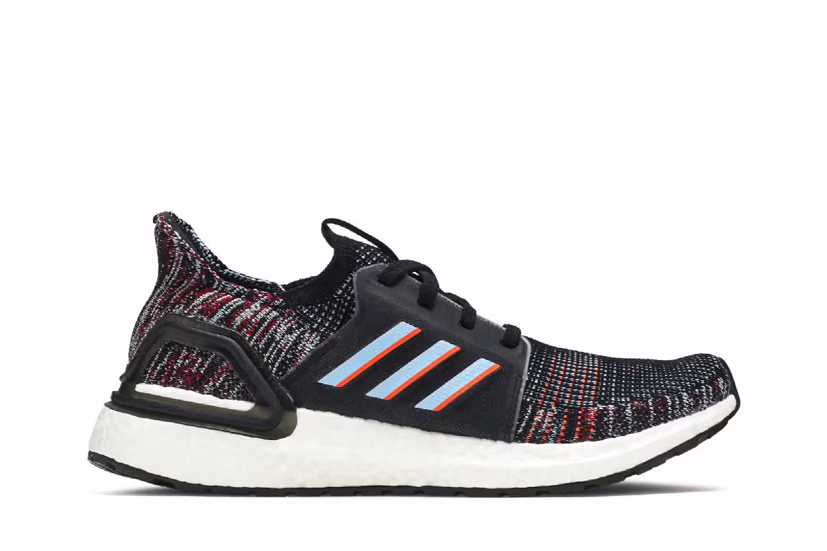 Adidas UltraBoost 19 J Black Multi, view 2