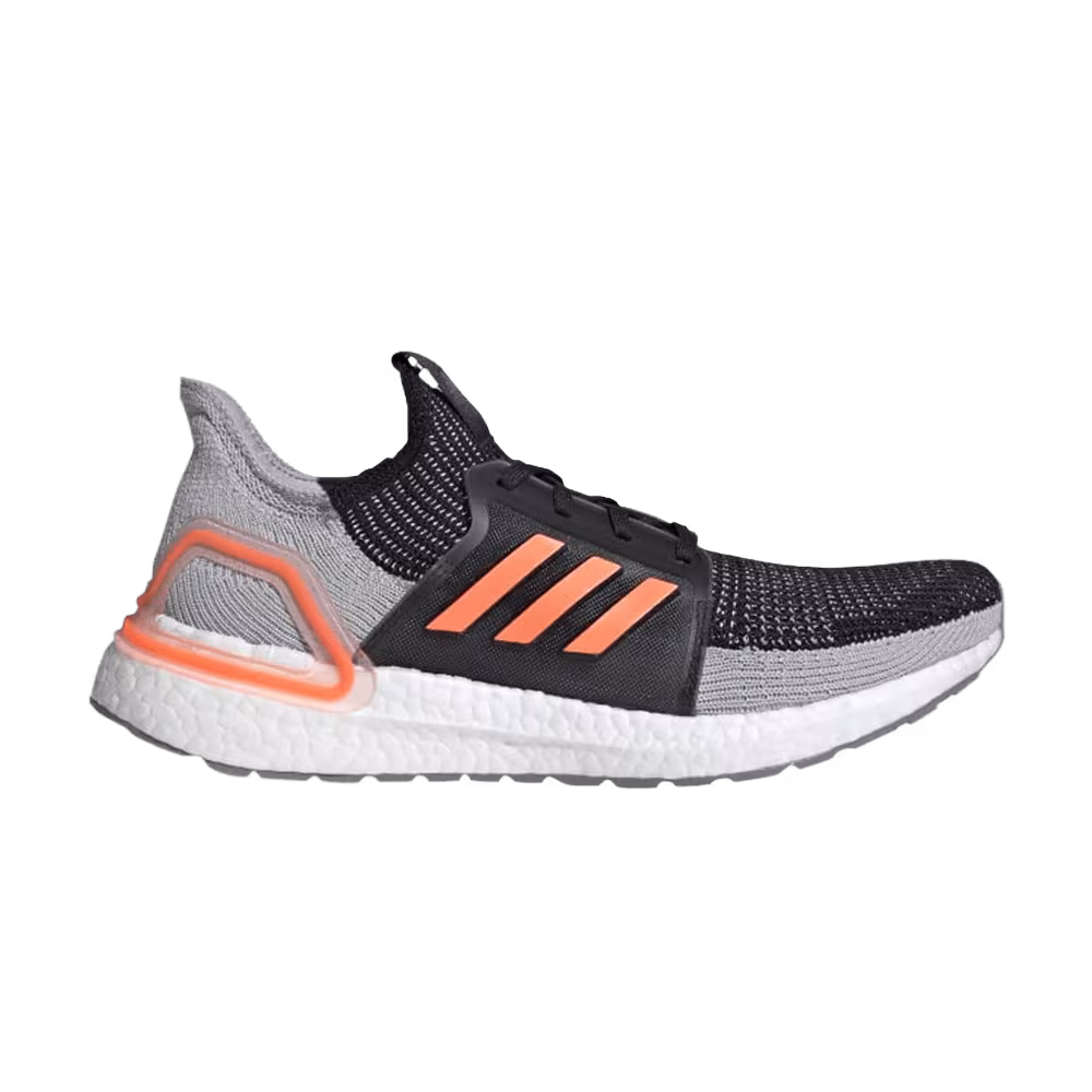 Adidas UltraBoost 19 Core Black Solar Orange