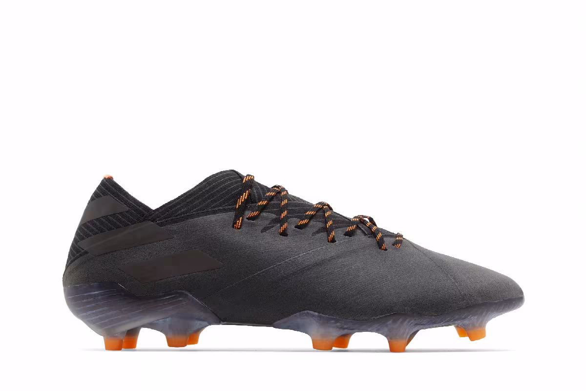 Adidas Nemeziz 19.1 FG Black Signal Orange, view 2