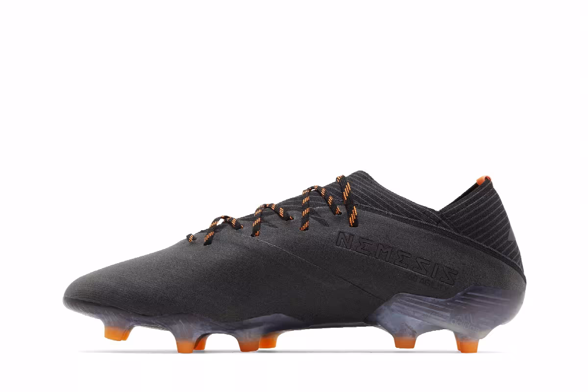 Adidas Nemeziz 19.1 FG Black Signal Orange, view 4