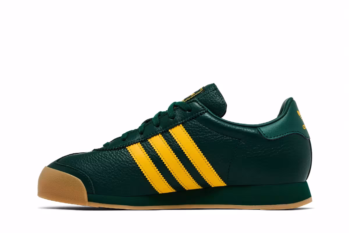 adidas Samoa J Collegiate Green Bold Gold, view 4