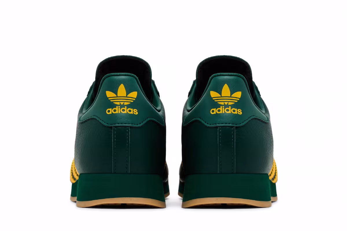 adidas Samoa J Collegiate Green Bold Gold, view 7