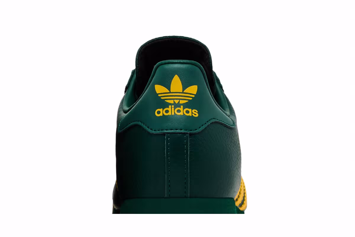 adidas Samoa J Collegiate Green Bold Gold, view 8