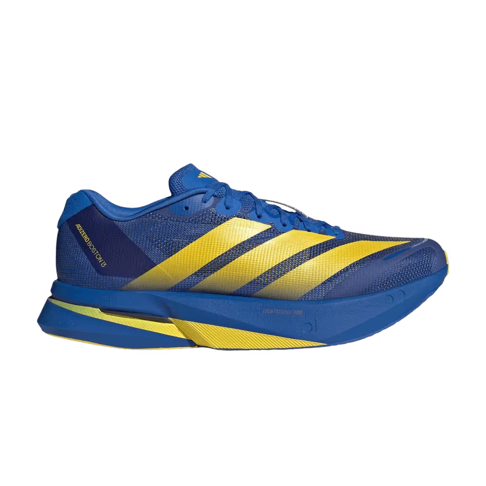 adidas Adizero Boston 13 Blue Yellow Core Black