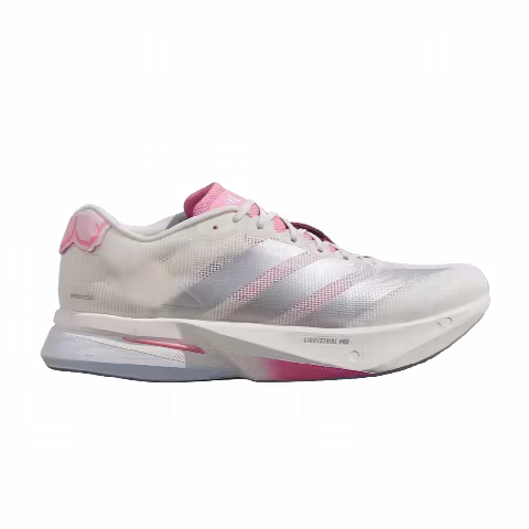 adidas Adizero Boston 13 M 'Core White Silver Metallic Bliss Pink'
