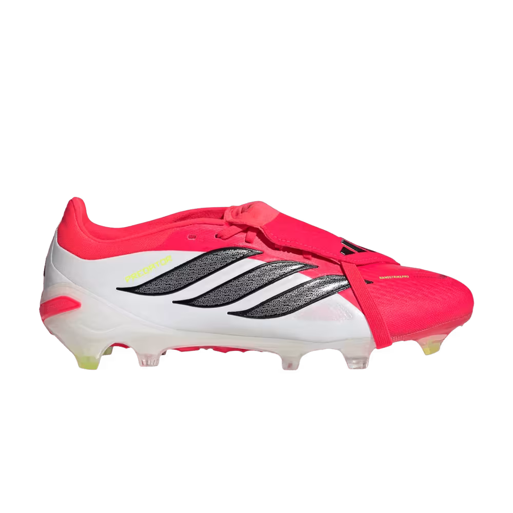 adidas Predator Pro Fold Over Tongue FG Lucid Red Core Black Cloud White