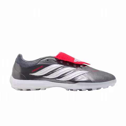 adidas Predator Pro Fold Over Tongue Turf 'Iron Metallic Zero Metalic Lucid Red'