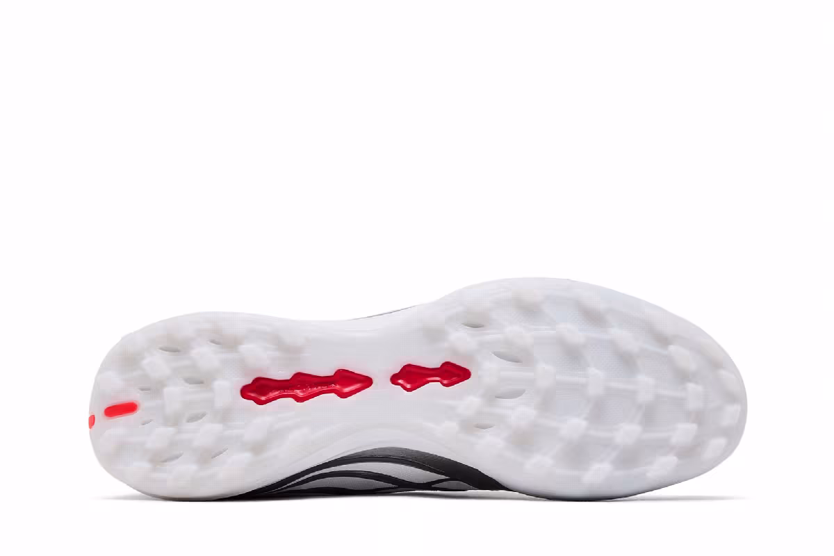 adidas Predator Pro Fold Over Tongue Turf Iron Metallic Zero Metalic Lucid Red, view 5
