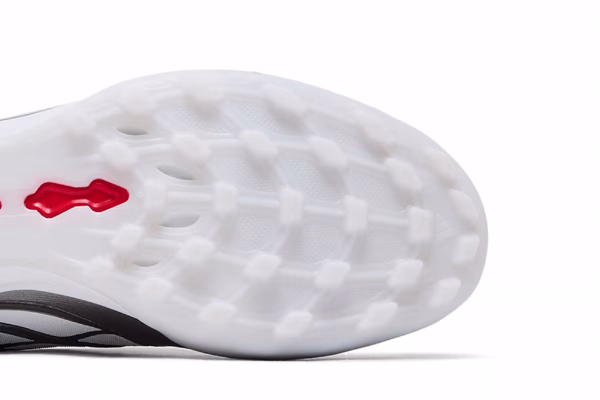 adidas Predator Pro Fold Over Tongue Turf Iron Metallic Zero Metalic Lucid Red, view 6
